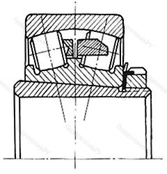 Подшипник  3013744 (23148K+H 3148) 