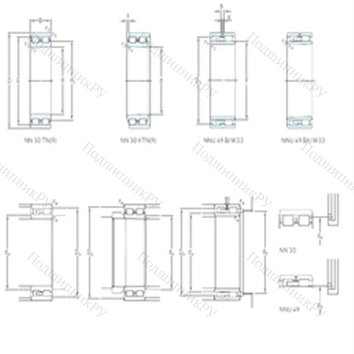 Подшипник роликовый радиальный
