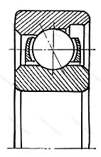 Модификация подшипника 4-6073 размер 3x16x5,8