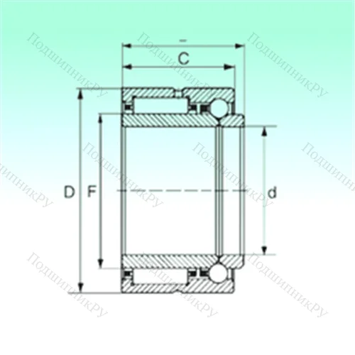 Подшипник комбинированный NKIB 5911