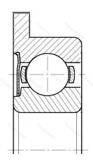 Подшипник  860019 размер 9x24x7