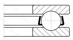 Подшипник 51100/P 5 размер 10x24x9