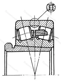 Модификация подшипника 30-73617 размер 85x190x64/83