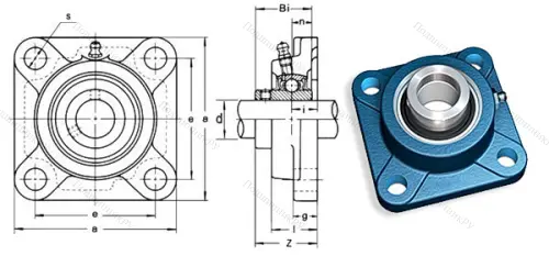 Подшипниковый узел UCF 205 в Петрозаводске