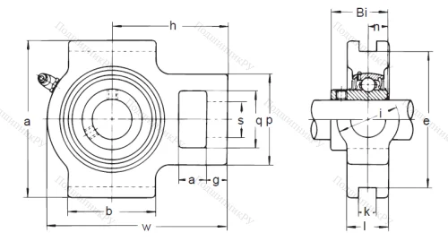 Подшипниковый узел UCT 211 в Петрозаводске