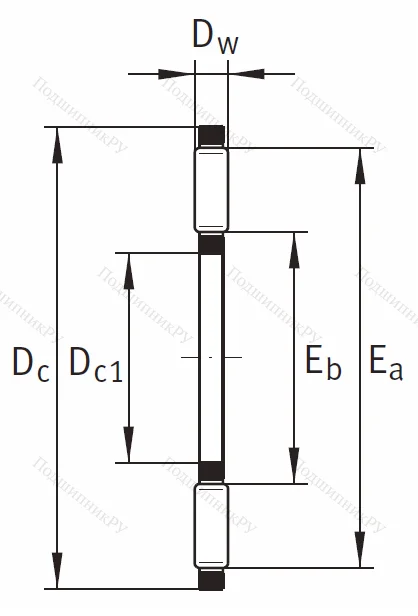 Игольчатый подшипник подшипник AXK 3047 A/0-10