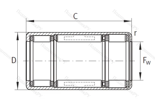 Подшипник обгонной муфты обгонная муфта HFL 2530 L 564 в Петрозаводске