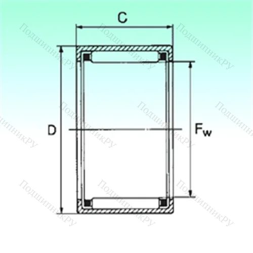 Подшипник игольчатый радиальный HK 4020
