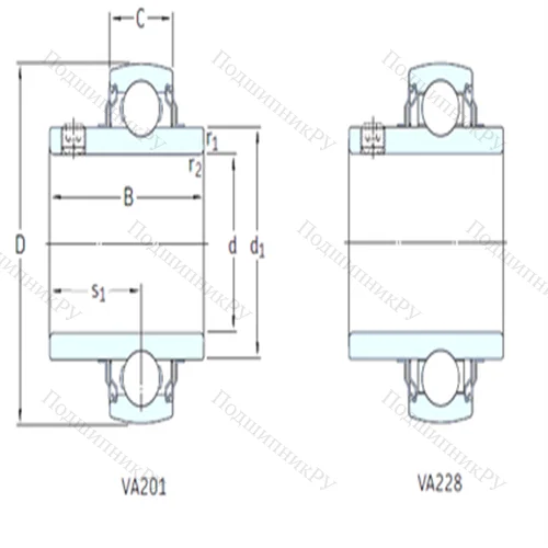 Подшипник шариковый радиальный