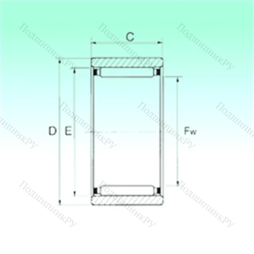 Подшипник игольчатый радиальный RNAO 50x62x20