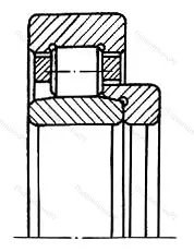 Подшипник  52726 размер 130x280x107/93