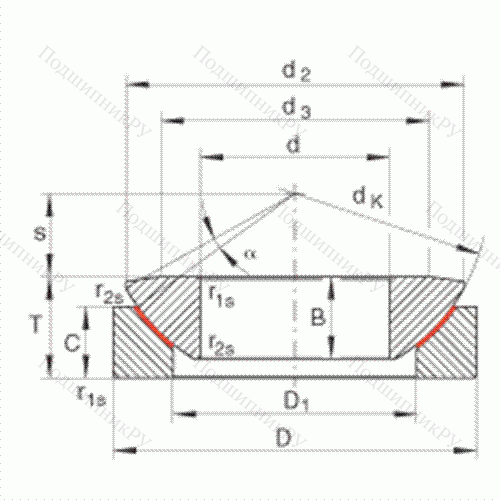 Подшипник шарнирный GE 20-AW