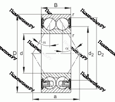 Подшипник 3304-BD-2HRS-TVH
