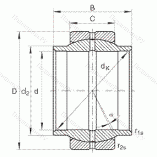 Подшипник шарнирный GE 50-LO