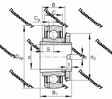 Подшипник GSH 35-2RSR-B