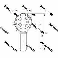 Подшипник GAKR 22-PB
